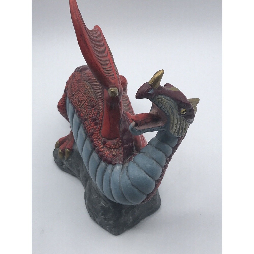 Doc Holiday Spring‎ Dragon Figurine Ceramic 8 in Fantasy Hand Painted DHM 1992